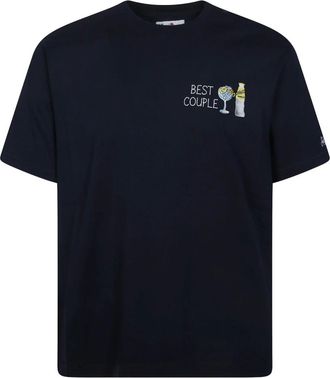 MC2 Saint Barth Classic T-Shirt Schweppes Only Need Gin - Heren - Tops - Blauw - Maat: XL