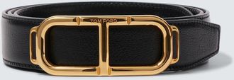 Tom Ford Stadium T leather belt