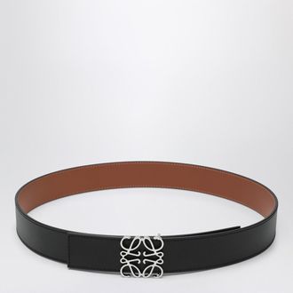 Loewe Reversible Anagram belt in brown/black