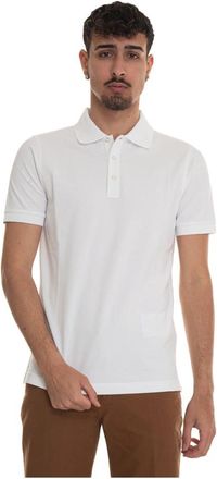 Fay Polo shirt met korte mouwen - Heren - Polos - Wit - 3XL - Katoen - Tops