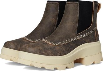 Sorel Joan Frwd Chelsea Womens Boots Canoe/Bleached Ceramic : 10.5 B - Medium, Leather