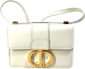 Dior Pre-owned Leather dior-bags - Dames - Vintage Schoudertas - Wit - ONE Size - Leer - Vintage
