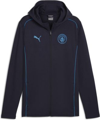 Puma Casuals Manchester City Hoodie, New Navy Magic Blue, L