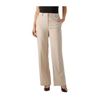 Bruuns Bazaar Broeken, Dames, Beige, XS, Zand Broek voor Stijlvolle Zomerdagen