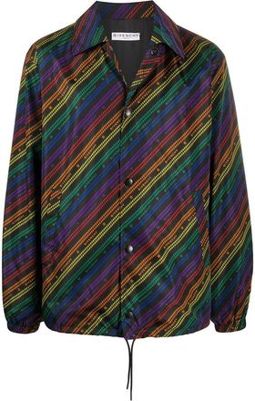 Givenchy Rainbow Chain Nylon Jacket