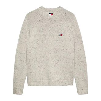 Tommy Jeans Heren, Truien, Beige, Maat: L Wol