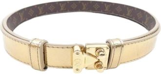 Louis Vuitton Pre-owned Belts, female, Yellow, Size: ONE SIZE Pre-owned Standard Belt