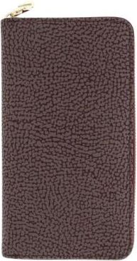Borbonese Portemonnee met ritssluiting - Dames - Portefeuilles - Rood - ONE Size - Leer - Accessoires