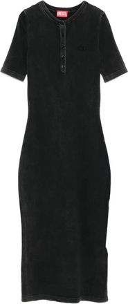 Diesel Jurk met korte mouwen - Zwart