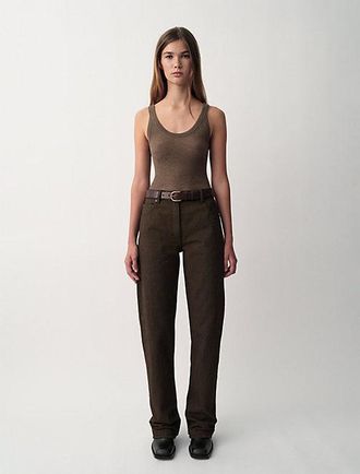 Calvin Klein Camiseta De Tirantes De Canal&eacute; Ella