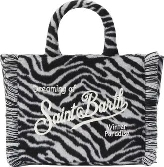 MC2 Saint Barth Tassen, Dames, Zwart, ONE Size, Polyester, Vanity Mini Felt