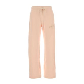 Autry Sweatpants, female, Pink, Size: XS Logo Embroidered Drawstring Waist Sweatpants