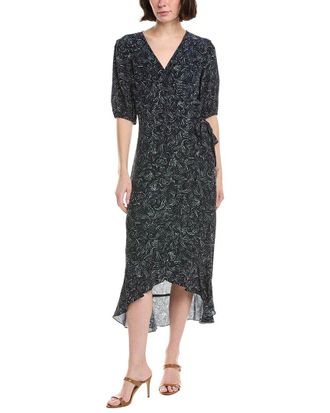 Sara Campbell Wrap Georgette Dress