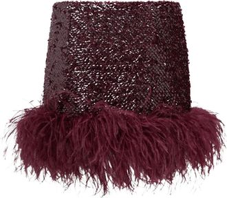 16Arlington Rokken, Dames, Rood, S, Leer, Giaci Sequin Rok