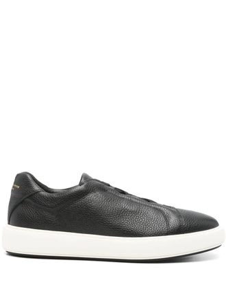 スニーカー OFFICINE CREATIVE Sneakers & Slip-On Men's Green Leather and Suede Slip On Sneakers: DUB 001