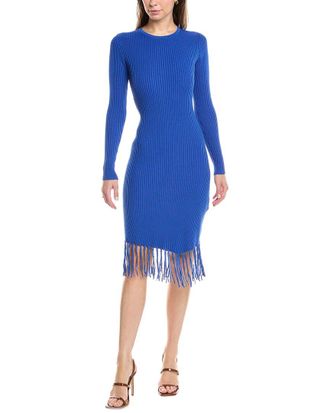 Nanette Lepore Fringe Sweaterdress