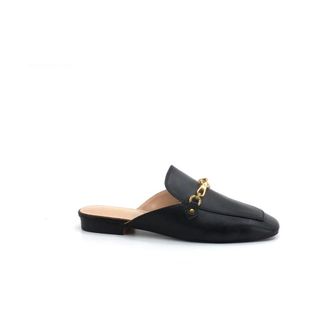 Guess Marisa Mules - Dames - Slip ons - Zwart - 37 EU - Leer - Schoenen