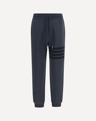 Thom Browne Pantaloni della Tuta Loopback con dettaglio 4 barre Man 4