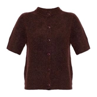 Samsøe & Samsøe Cardigans, female, Red, Size: XS Sanoura Cardigan