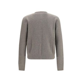 Rick Owens Mens Gray Cashmere Sweater Clothing