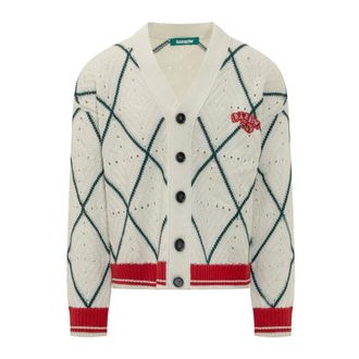 Barrow C&aacute;rdigan de pico - Knitwear - Hombre - Blanco - L