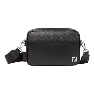 Fendi FW25 Squared FF Camera Case Black 7M0286AJF0F0GXN
