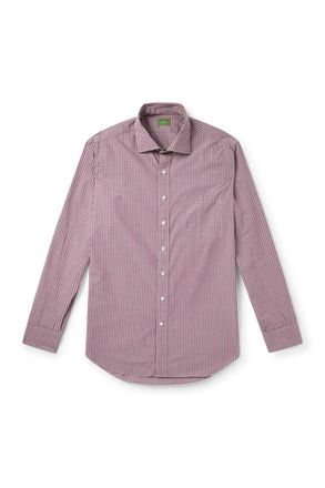 Sid Mashburn Gingham Cotton-Poplin Shirt