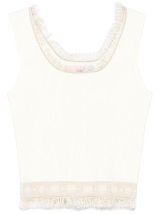Chiara Ferragni Logomania top - White