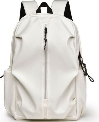 Generic Unisex Backpack, Durable and Spacious, with Multiple Compartments for Organized Storage; Ideal for Work, Commuting,and Meetings (White,30 * 16 * 44cm 