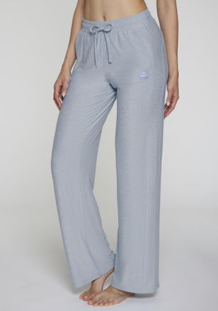 Vivance Loungehose VIVANCE ACTIVE, Damen, Gr. XL (48/50), N-Gr, blau meliert, Trikot, Obermaterial: 88% Polyester, 12% Elasthan, meliert, figurumspielend lang