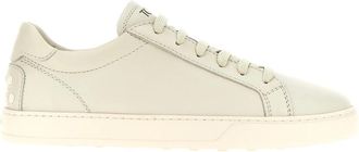 Tod's Allacciata Cassetta Sneakers - Heren - Sneakers - Wit - 40 EU - Leer - Schoenen