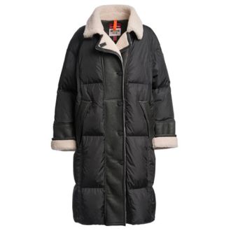 Parajumpers Mixed Shearling Puffers - Dames - Mantels - Zwart - Maat: XS Nylon