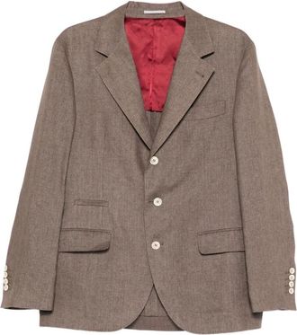 Brunello Cucinelli Linen Deconstructed Blazer