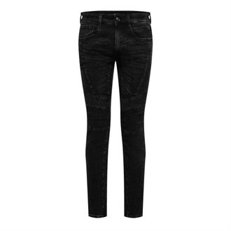 Replay Heren Zaldok Katoenmix Skinny Jeans (Grijs)
