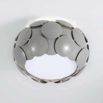 Netlighting Santina Modern 5 Light Cylindrical Ceiling Light E27 in Grey