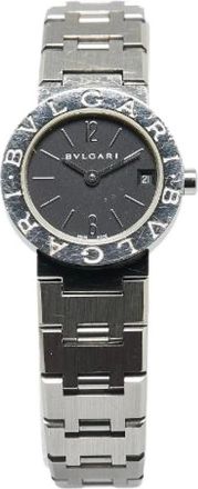 Bulgari Pre-owned Watches, female, Black, Size: ONE SIZE Pre-owned Stainless Steel watches