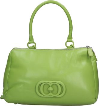 La Carrie Deccan Leren Tas - Dames - Handtassen - Groen - ONE Size - Leer - Tassen