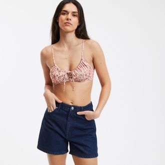 La Redoute Collections Balconnet bikini-BH met bloemenprint