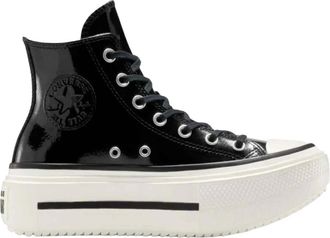 Converse Schoenen, Dames, Zwart, 40 EU, Leer, Chuck Taylor All Star Lift Double Stack Platform High