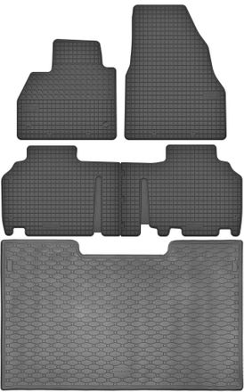 OEM Juego De Alfombrillas De Goma Para Coche Y Alfombrilla Para Maletero Para Mercedes Citan I W415 Van (2012-2021)