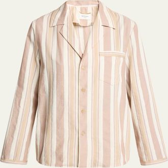 Saint Laurent Striped Cotton Pajama Shirt