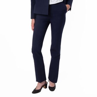 Ferragamo Womens Tailored Sport Straight-Leg Trousers, Brand Size 38 ( US Size 4 )