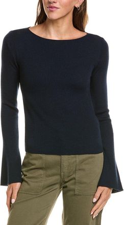 Madewell Elory Merino Wool & Silk-Blend Femme Sleeve Top