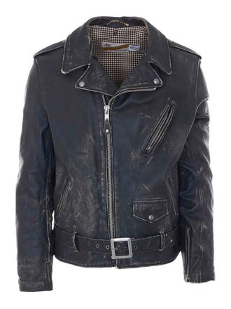 Schott NYC Black Leather Jacket