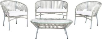 Safavieh Indoor/Outdoor Werner 4Pc Living Set