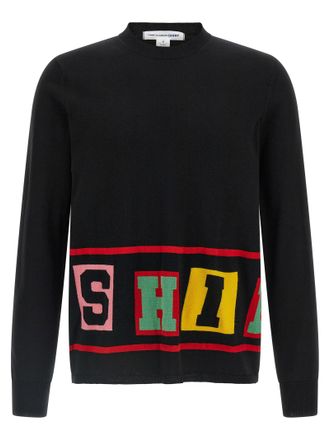Comme Des Gar&ccedil;ons Mens Intarsia Sweater