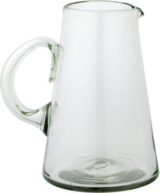 10 Strawberry Street Handblown Mexican Glass Pitcher