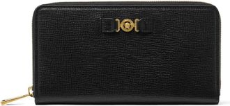 Versace Medusa Biggie long wallet - men - Calf Leather - One Size - Black