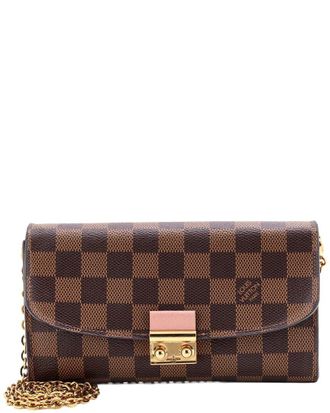 Louis Vuitton Croisette Chain Wallet Damier (Authentic Pre-Loved)