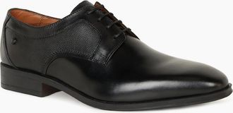base Mens Dome Classic Mens Leather Shoes - Black - Size: 12